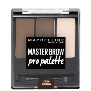 Maybelline Master Brow Pro Palette Παλέτα Φρυδιών Deep Brown, 1τμχ