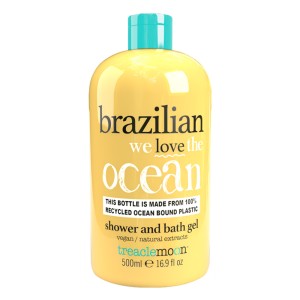 Treaclemoon Brazilian Love Shower & Bath Gel Αφρόλουτρο με Άρωμα Γκουαρανά, 500ml