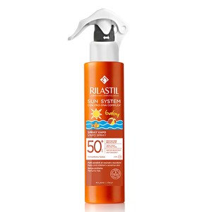 Rilastil Sun System Baby Vapo Spray Αντηλιακό Γαλάκτωμα για Παιδιά σε Σπρέι SPF50+, 200ml