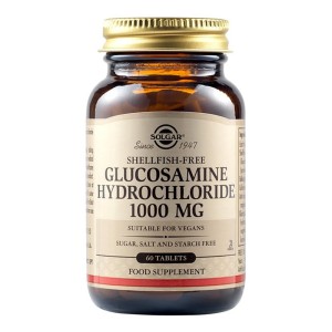 Solgar Glucosamine 1000mg Συμπλήρωμα Διατροφής Υδροχλωρικής Γλουκοζαμίνης για την Καλή Υγεία των Αρθρώσεων Ιδανικό για Οστεοαρθρίτιδα, 60tabs