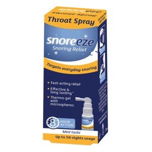 Snoreeze Throat Spray Σπρέι για τον Λαιμό για την Αντιμετώπιση του Ροχαλητού και την Αφυδάτωση του Λαιμού, 23.5ml