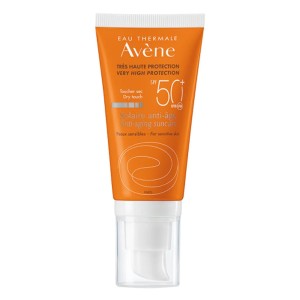 Avene Eau Thermale Solaire Anti-Age  SPF50+ Αντηλιακή Αντιγηραντική Κρέμα για Ευαίσθητο Δέρμα, 50ml