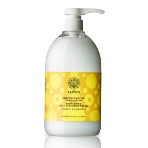 Garden Αφρόλουτρο Coconut & Pineapple με Τροπικό Άρωμα Καρύδα, 1L
