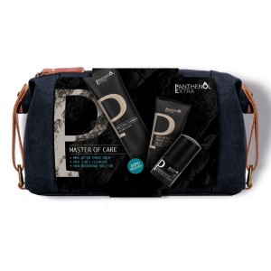 Panthenol Extra Men Master of Care Promo After Shave Balm75ml, 3 in1 Καθαριστικό Προσώπου 200ml, Αποσμητικό Roll-on 50ml