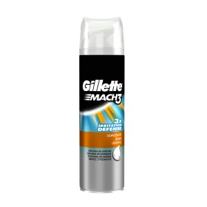 Gillette Mach3 Soft Shaving Foam Αφρός Ξυρίσματος, 250ml