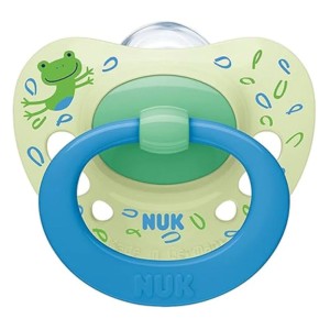 Nuk Signature Ορθοδοντική Πιπίλα Σιλικόνης 18-36m Βάτραχος, 1τμχ