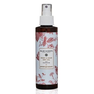 Blue Scents Pomegranate Body & Hair Dry Oil Ξηρό Λάδι για Σώμα & Μαλλιά, 150ml