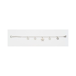 Borghetti Pharma Stainless Steel Βραχιόλι με Αστεράκια σε Ασημί Χρώμα 0925, 1τμχ
