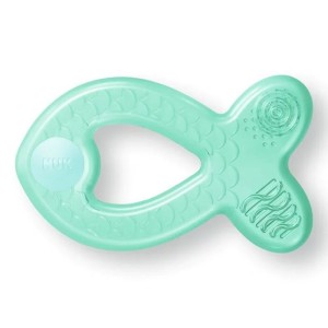 Nuk Extra Cool Δακτύλιος Οδοντοφυΐας Πράσινο Ψαράκι 3m+, 1τμχ