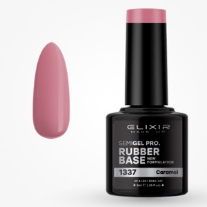 Elixir Semigel Ημιμόνιμο Βερνίκι Νυχιών Caramel 1337, 8ml 