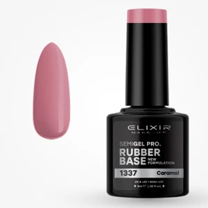 Elixir Semigel Ημιμόνιμο Βερνίκι Νυχιών Caramel 1337, 8ml 