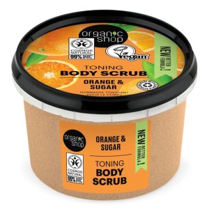 Natura Siberica Organic Shop Body Scrub Sicilian Orange Scrub Σώματος Πορτοκάλι & Ζάχαρη, 250ml
