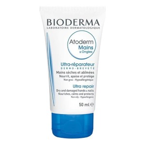 Bioderma Atoderm Mains & Ongles Εξαιρετικά Επανορθωτική & Ενυδατική Κρέμα Χεριών & Νυχιών για Κανονικό προς Ξηρό Δέρμα, 50ml