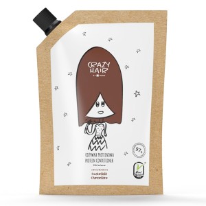 Hiskin Crazy Hair Refill Protein Conditioner Peh Balance Μαλακτική Κρέμα Μαλλιών Chocolate [Ανταλλακτικό], 300ml 