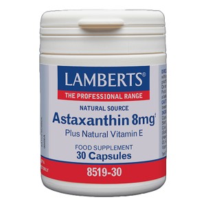 Lamberts Astaxanthin 8mg, 30κάψουλες