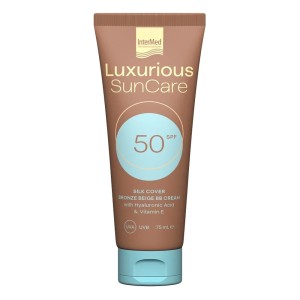 Intermed Luxurious Silk Cover BB Cream Bronze Beige SPF50 Υψηλή Αντηλιακή Προστασία Προσώπου με Ήπια Καλυπτικότητα, 75ml