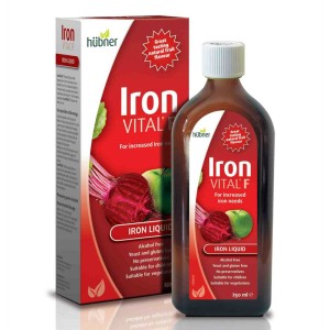Hubner Iron Vital F Συμπλήρωμα Διατροφής με Σίδηρο & Βιταμίνη C Μορφή Σιροπιού, 250ml