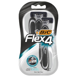 BIC ΞΥΡΑΦΑΚΙΑ FLEX 4 (3τεμ.) (NANO TECH COMFORT)