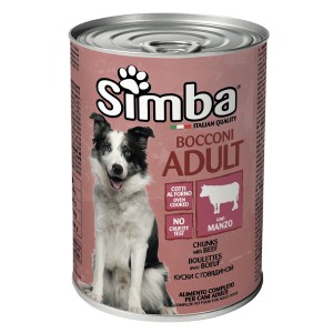 SIMBA ΣΚΥΛΟΤΡΟΦΗ ΚΟΝΣΕΡΒΑ 415gr - (ΒΟΔΙΝΟ)