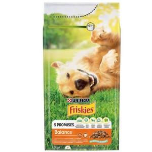 FRISKIES ΣΚΥΛΟΤΡΟΦΗ ΚΡΟΚΕΤΑ 1,5kg - (BALANCE) (ΚΟΤΟΠΟΥΛΟ-ΒΟΔΙΝΟ-ΛΑΧΑΝΙΚΑ)