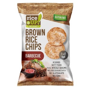 RICE UP ΤΣΙΠΣ ΟΛΙΚΗΣ 60gr. - (BBQ)