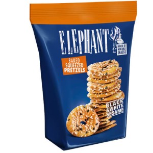 ELEPHANT MINI PRETZEL 80gr. - (ΜΑΥΡΟ & ΛΕΥΚΟ ΣΟΥΣΑΜΙ)