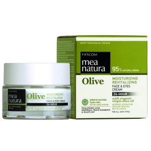 FARCOM MEA NATURA OLIVE 24ΩΡΗ ΕΝΥΔΑΤΙΚΗ ΚΡΕΜΑ 50ml - (ΠΡΟΣΩΠΟ/ΜΑΤΙΑ/ΛΑΙΜΟΣ)