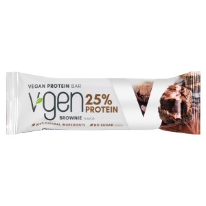 V GEN ΜΠΑΡΑ ΠΡΩΤΕΙΝΗΣ VEGAN 60gr. - (BROWNIE)