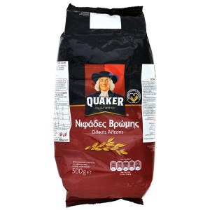QUAKER ΝΙΦΑΔΕΣ ΒΡΩΜΗΣ 500gr. - (ΣΑΚΟΥΛΑΚΙ) (-0.60)