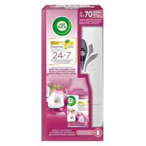 AIR WICK FRESH MATIC ΣΥΣΚΕΥΗ + ΑΝΤ/ΚΟ 250ml - (SMOOTH SATIN & MOON LILY)