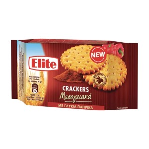 ELITE CRACKERS ΜΕΣΟΓ/ΚΑ 105gr. - (ΓΛΥΚΙΑ ΠΑΠΡΙΚΑ)