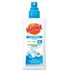 VAPONA ΕΝΤΟΜ/ΤΙΚΗ ΛΟΣΙΟΝ 100ml (INVISIBLE)