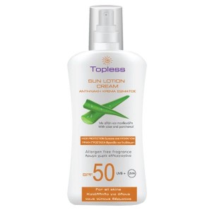 TOPLESS ΑΝΤΙΗΛΙΑΚΗ ΛΟΣΙΟΝ 150ml (SPF50) - (SPRAY)