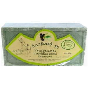 ΣΑΠΟΥΝΙ ΛΕΣΒΟΥ (2x150gr.) - (ΠΡΑΣΙΝΟ)