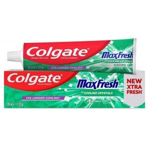 COLGATE MAX FRESH 100ml - (COOLING CRYSTALS) (CLEAN MINT) (ΟΔΟΝΤΟΚΡΕΜΑ)