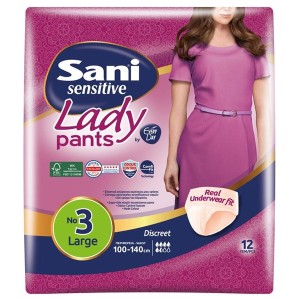 SANI LADY PANTS ΕΣΩΡΟΥΧΟ Νo 3 (12τεμ.) - (LARGE)