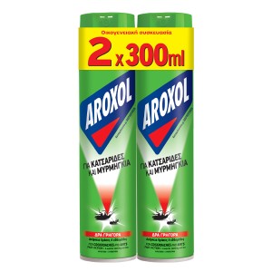 AROXOL ΚΑΤΣΑΡIΔΟΚΤΟNO (2x300ml)