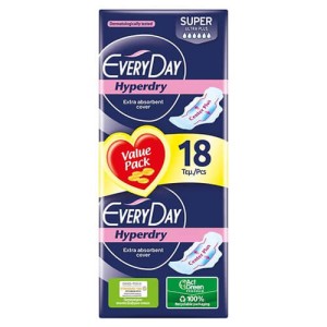 EVERYDAY HYPERDRY ΣΕΡΒΙΕΤΕΣ 18τεμ. - (SUPER ULTRA PLUS) (0635)