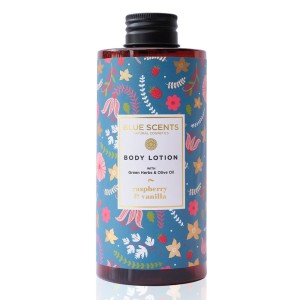 Blue Scents Body Lotion Γαλάκτωμα Σώματος Βατόμουρο & Βανίλια, 300ml