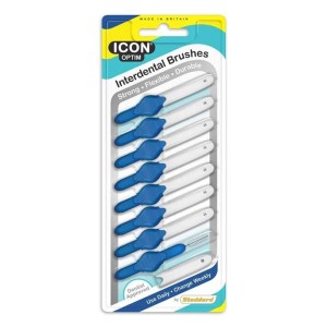Stoddard Interdental Brushes 0.6mm Χ-Fine, Μεσοδόντια Βουρτσάκια Μπλε, 8τμχ