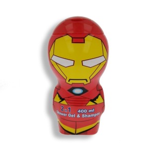 Air-Val International Iron Man Shower Gel & Shampoo 2 In 1 Παιδικό Αφρόλουτρο & Σαμπουάν 2 σε 1, 400ml
