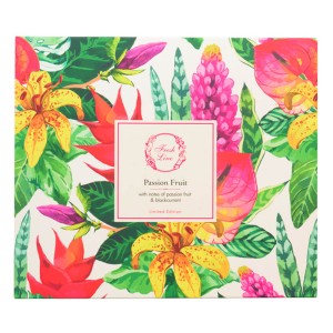  Fresh Line Limited Edition Spring 24 Passion Fruit Σετ Περιποίησης Σώματος με Shower Scrub 150ml, Βούτυρο Σώματος 150ml, Κρέμα Χεριών 50ml & Αρωματικό Νερό Σώματος 150ml, 1σετ
