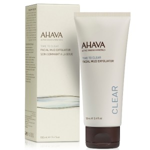 Ahava Time To Clear Facial Mud Exfoliator, Απολέπιση Προσώπου, 100ml