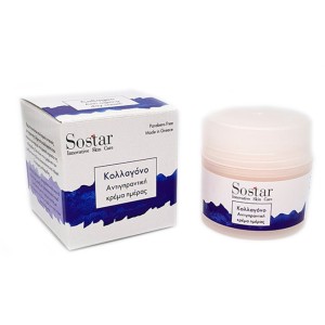 Sostar Αντιγηραντική Κρέμα Προσώπου με Κολλαγόνο, 50ml