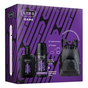 STR8 Game Promo Άρωμα Eau De Toilette 100ml & Αποσμητικό Σπρέι150ml & Τσάντα Πλάτης, 1σετ