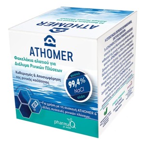 PharmaQ Athomer Φακελάκια Αλατιού για Διάλυμα Ρινικών Πλύσεων, 50τμχ