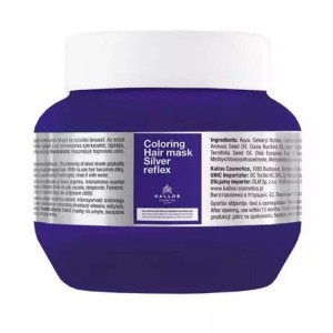 Kallos Coloring Hair Mask Silver Reflex-Μάσκα μαλλιών κατά της κιτρινίλας, 275ml