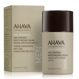 Ahava Time to Energize Age Control Moisturizing Cream Broad Spectrum SPF15 Men,Ενυδατική Κρέμα για Άνδρες, 50ml