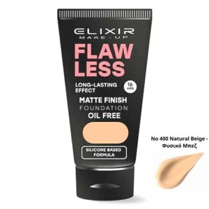 Elixir Matte Finish Foundation 400 Natural Beige, 30ml