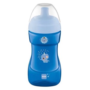 Mam Sports Cup Πλαστικό Ποτηράκι Mπλε 12m+,330ml